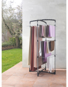 metaltex Séchoir à linge vertical Fortino, 3 niveaux