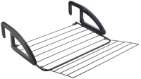 metaltex Séchoir à linge balcon/radiateur Bries, noir mat metaltex Séchoir à linge balcon/radiateur Bries, noir mat