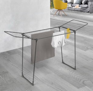 metaltex Séchoir à linge Hydra ONYX, noir mat