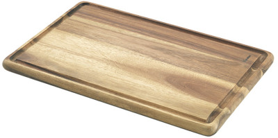 metaltex Planche à découper, 390 x 260 mm, bois d'acacia