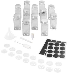 metaltex Kit de saupoudreuses Shake-It, 120 ml, 12 verres