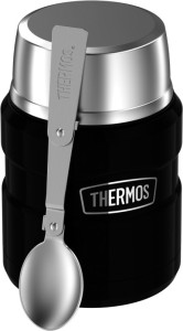 THERMOS Récipient alimentaire STAINLESS KING, 0,47 l, noir