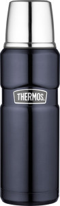 THERMOS Bouteille isotherme STAINLESS KING, 0,47 l, noir