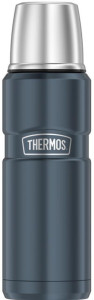 THERMOS Bouteille isotherme STAINLESS KING, 0,47 l, noir