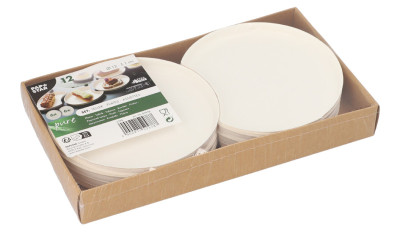 PAPSTAR Assiette en canne à sucre 