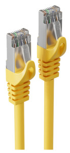 shiverpeaks Câble patch Cat. 6A, U/UTP, 0,25 m, jaune