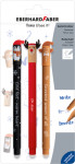 EBERHARD FABER Stylo gel Animal Erase it! Hiver, blister EBERHARD FABER Stylo gel Animal Erase it! Hiver, blister