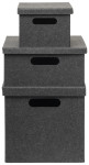 NHG Boîte de rangement VEGA FELT STORAGE, S, gris foncé