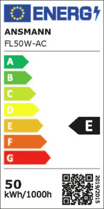 ANSMANN LED-Arbeitsstrahler LUMINARY BASE FL50W-AC, IP65