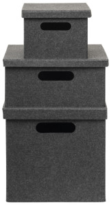 NHG Boîte de rangement VEGA FELT STORAGE, S, gris clair