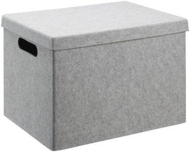 NHG Boîte de rangement VEGA FELT STORAGE, L, gris foncé