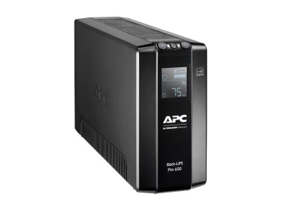 APC : BACK UPS PRO BR 650VA 6 OUTLETS AVR LCD interface