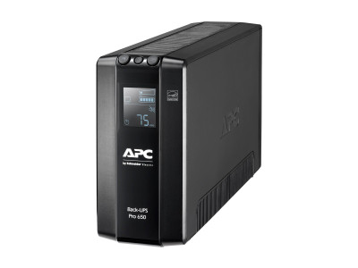 APC : BACK UPS PRO BR 650VA 6 OUTLETS AVR LCD interface