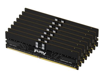 Kingston : 128GB DDR5 6000MT/S CL32 DIMM kit OF 8 FURY RENEGADE PRO EXPO