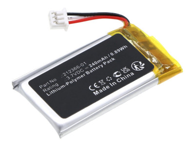 DLH : LI-POL batterie 3.7V 240MAH 1WH - 212366-01 / 216261-01 - pour PO