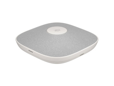 HP - Poly : HP POLY STUDIO A2 WHITE TABLE MICROPHONE W/ MOUNTING PLATE I/O