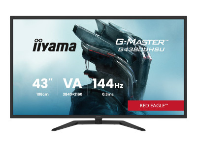 Iiyama : G4380UHSU-B2 42.5IN 3840X2160 0.3MS 16:9 4000:1 HDMI/DP/USB
