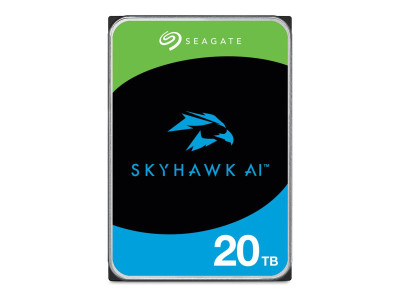 Seagate : SKYHAWK AI 20TB HDD SATA 6GB/S 512Mo CACHE 3.5IN CMR HELIUM