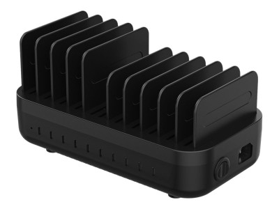 DLH : 200W USB-C CHARGING STATION avec 10 SLOTS pour TABLETS et SM