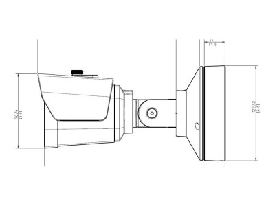 Bosch : 2MP BULLET 3.3-10.2MM IP66 IK10 + IR30M