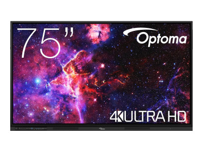 Optoma : 3753RK 75IN 3840X2160 MULTITOUCH 6MS 8GB 64GB 2X20W US