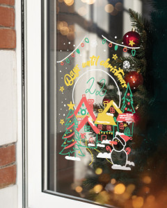 uni-ball Marqueur craie Chalk marker, coffret Noël TRADI