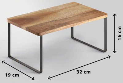metaltex Étagère à épices York LAVA, 1 niveau
