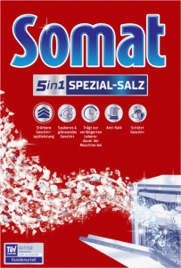 Somat 5-in-1 Spülmaschinensalz SPEZIAL, 1,2 kg Karton