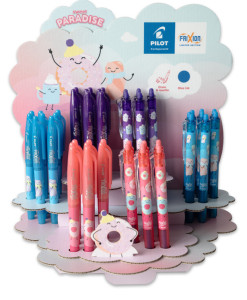 PILOT Stylo roller FRIXION BALL 07 Fancy Winter, présentoir