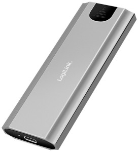LogiLink USB 3.2 Festplattengehäuse, SSD, M.2 NVMe, 10 Gbps