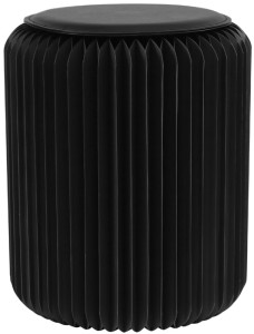 PAPERFLOW Faltbarer Hocker Flexistool, Höhe 420 mm, schwarz