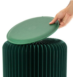 PAPERFLOW Faltbarer Hocker Flexistool, Höhe 420 mm, blau