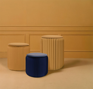 PAPERFLOW Faltbarer Hocker Flexistool, Höhe 420 mm, grün