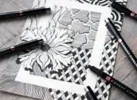 ROYAL TALENS Pigment Fineliner Complete, schwarz, 6er Set