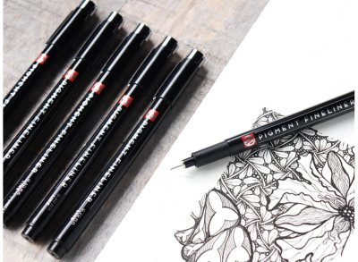 ROYAL TALENS Pigment Fineliner Complete, schwarz, 6er Set