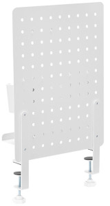 LogiLink Organiseur de bureau avec panneau perforé, blanc