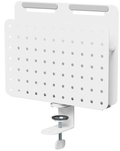 LogiLink Organiseur de bureau avec panneau perforé, blanc