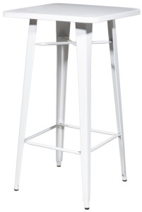 PAPERFLOW Outdoor-Stehtisch URBAN, (B)600 x (T)600 mm, weiß
