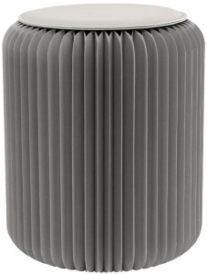 PAPERFLOW Faltbarer Hocker Flexistool, Höhe 420 mm, braun