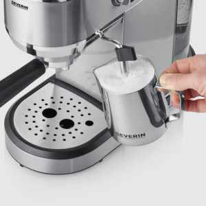 SEVERIN Espressomaschine KA 5997, 1.350 Watt, silber