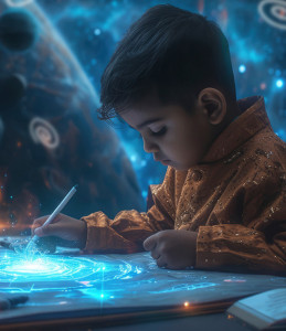 LogiLink Ardoise LCD pour enfants, 8,5 pouces, rose