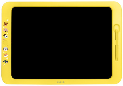 LogiLink Ardoise LCD pour enfants, 19 pouces, jaune