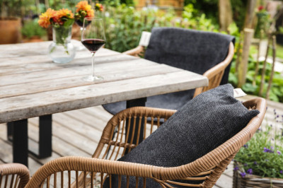 Montandor Coussin chauffant à infrarouge, gris foncé