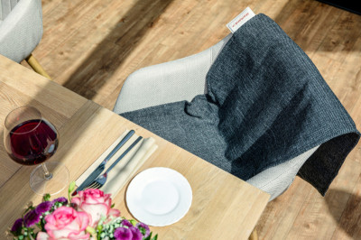 Montandor Couverture chauffante à infrarouge, gris foncé