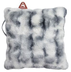Montandor Coussin chauffant avec Heat Pad, peluche, gris