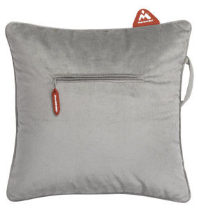 Montandor Coussin chauffant avec Heat Pad, velours, marron