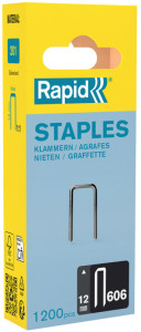 Rapid Agrafe à dos étroit no. 606, 15 mm, petit paquet