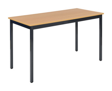 SODEMATUB Table universelle T168R, 1.600 x 800, chêne / noir