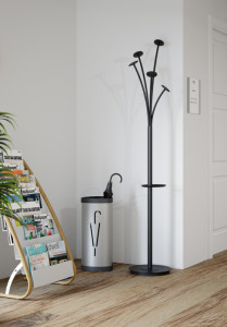 ALBA Portemanteau FESTIVAL, hauteur: 1.870 mm, noir