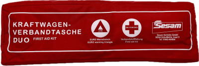 IWH KFZ-Verbandtasche Duo, Inhalt DIN 13164, schwarz